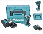 Makita DTD 172 RG1J Akku Schlagschrauber 18 V 180 Nm 1/4" Brushless + 1x Akku...
