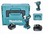 Makita DTD 172 M1J Akku Schlagschrauber 18 V 180 Nm 1/4" Brushless + 1x Akku...