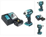 Makita DTD 172 RG1 Akku Schlagschrauber 18 V 180 Nm 1/4" Brushless + 1x Akku...