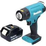 Makita DHG 180 G1 Akku Hei&szlig;luftgebl&auml;se 18 V 550 &deg;C + 1x Akku 6,0 Ah - ohne