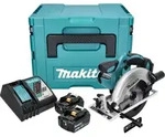 Makita DSS 611 RFJ Akku Handkreiss&auml;ge 18 V 165 mm + 2x Akku 3,0 Ah + Ladeger&auml;t +
