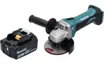 Makita DGA 452 M1 Akku Winkelschleifer 18 V 115 mm + 1x Akku 4,0 Ah - ohne Ladeger&auml;t