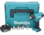 Makita DHG 181 F1J Akku Hei&szlig;luftgebl&auml;se 18 V 150 - 550&deg;C + 1x Akku 3,0 Ah +...