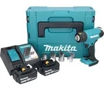 Makita DHG 181 RFJ Akku Hei&szlig;luftgebl&auml;se 18 V 150 - 550&deg;C + 2x Akku 3,0 Ah +