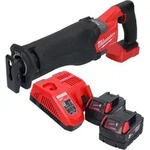 Milwaukee M18 FSZ-502 Akku Recipro S&auml;bels&auml;ge 18 V Brushless + 2x Akku 5,0 Ah +