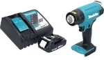 Makita DHG 180 RA1 Akku Hei&szlig;luftgebl&auml;se 18 V 550 &deg;C + 1x Akku 2,0 Ah + Ladeger&auml;t