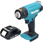 Makita DHG 180 A1 Akku Hei&szlig;luftgebl&auml;se 18 V 550 &deg;C + 1x Akku 2,0 Ah - ohne