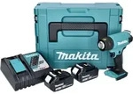 Makita DHG 180 RFJ Akku Hei&szlig;luftgebl&auml;se 18 V 550 &deg;C + 2x Akku 3,0 Ah +...