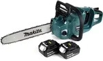 Makita DUC 355 G2 Akku Kettens&auml;ge 36V ( 2x18V ) Brushless 35 cm + 2x 6,0 Ah...