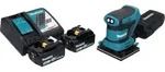 Makita DBO 480 RT Akku Schwingschleifer 18 V 112 x 102 mm + 2x Akku 5,0 Ah +
