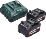 Metabo Basis Set 2x Li-Power Akkupack 18 V 4,0 Ah CAS Li-Ion Akku ( 2x 625027000 ) +
