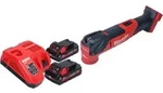 Milwaukee M18 FMT-302 Akku Multitool 18 V Brushless + 2x Akku 3,0 Ah + Ladeger&auml;t