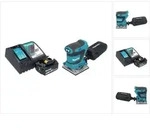 Makita DBO 484 RT1 Akku Schwingschleifer 18 V 112 x 102 mm + 1x Akku 5,0 Ah +