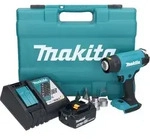 Makita DHG 181 RT1K Akku Hei&szlig;luftgebl&auml;se 18 V 150 - 550&deg;C + 1x Akku 5,0 Ah +