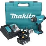 Makita DHG 181 RTK Akku Hei&szlig;luftgebl&auml;se 18 V 150 - 550&deg;C + 2x Akku 5,0 Ah +
