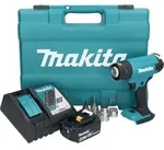Makita DHG 181 RM1K Akku Hei&szlig;luftgebl&auml;se 18 V 150 - 550&deg;C + 1x Akku 4,0 Ah +