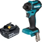 Makita DDF 083 T1 Akku Bohrschrauber 18 V 40 Nm 1/4'' Brushless + 1x Akku 5,0...