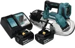 Makita DPB 183 RG Akku Bands&auml;ge 18 V 66 mm Brushless + 2x Akku 6,0 Ah +...