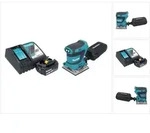 Makita DBO 484 RM1 Akku Schwingschleifer 18 V 112 x 102 mm + 1x Akku 4,0 Ah +