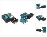 Makita DBO 484 RG1 Akku Schwingschleifer 18 V 112 x 102 mm + 1x Akku 6,0 Ah +