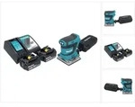 Makita DBO 484 RM Akku Schwingschleifer 18 V 112 x 102 mm + 2x Akku 4,0 Ah +