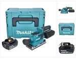 Makita DBO 382 F1J Akku Schwingschleifer 18 V 93 x 185 mm Brushless + 1x Akku...