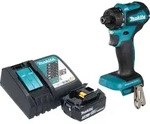 Makita DDF 083 RF1 Akku Bohrschrauber 18 V 40 Nm 1/4'' Brushless + 1x Akku 3,0...