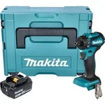 Makita DDF 083 F1J Akku Bohrschrauber 18 V 40 Nm 1/4'' Brushless + 1x Akku 3,0...