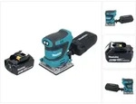 Makita DBO 484 T1 Akku Schwingschleifer 18 V 112 x 102 mm + 1x Akku 5,0 Ah - ohne