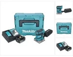 Makita DBO 484 RF1J Akku Schwingschleifer 18 V 112 x 102 mm + 1x Akku 3,0 Ah +