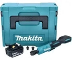 Makita DWR 180 F1J Akku Ratschenschrauber 18 V 47,5 Nm 1/4" 3/8" + 1x Akku 3,0...