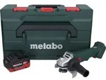 Metabo W 18 L 9-125 Akku Winkelschleifer 18 V 125 mm + 1x Akku 5,5 Ah + metaBOX...
