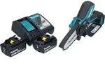 Makita DUC 101 RM Akku Asts&auml;ge 18 V 10 cm Brushless + 2x Akku 4,0 Ah + Ladeger&auml;t