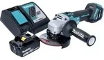 Makita DGA 513 RT1 Akku Winkelschleifer 18 V 125 mm Brushless + 1x Akku 5,0 Ah +