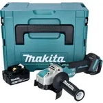 Makita DGA 521 G1X1J Akku Winkelschleifer 18 V 125 mm X-LOCK Brushless + 1x...