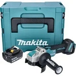Makita DGA 521 F1X1J Akku Winkelschleifer 18 V 125 mm X-LOCK Brushless + 1x...