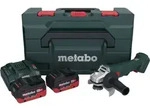 Metabo W 18 L 9-125 Akku Winkelschleifer 18 V 125 mm + 2x Akku 10,0 Ah +...