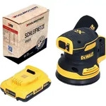 DeWalt DCW 210 N Akku Exzenterschleifer 18 V 125 mm Brushless + 1x Akku 2,0 Ah + 1x