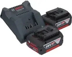 Bosch GLI 18V-800 Professional Akku Leuchte 18 V 800 lm + 2x Akku 4,0 Ah + Ladeger&auml;t