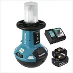 Makita DML 810 RM Akku LED Fl&auml;chenlicht 18 / 36 V ( 2 x 18 V ) 5500 lm IP54 + 2x