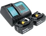 Makita DDF 490 ST Akku Bohrschrauber 18 V 65 Nm 1/2" Brushless + 2x Akku 5,0 Ah...