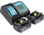 Makita DDF 490 SG Akku Bohrschrauber 18 V 65 Nm 1/2" Brushless + 2x Akku 6,0 Ah...