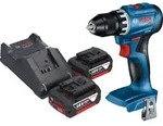Bosch GSR 18V-45 Professional Akku Bohrschrauber 18 V 45 Nm Brushless + 2x Akku 5,0
