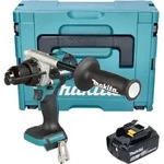 Makita DHP 492 T1J Akku Schlagbohrschrauber 18 V 141 Nm Brushless + 1x Akku 5,0...