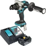 Makita DHP 492 RG1 Akku Schlagbohrschrauber 18 V 141 Nm Brushless + 1x Akku 6,0...