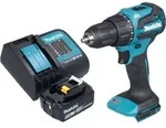 Makita DHP 490 ST1 Akku Schlagbohrschrauber 18 V 65 Nm Brushless + 1x Akku 5,0...