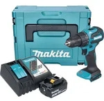 Makita DHP 490 RF1J Akku Schlagbohrschrauber 18 V 65 Nm Brushless + 1x Akku 3,0...