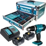 Makita DHP 453 SFX9 Akku Schlagbohrschrauber 18 V 42 Nm + 2x Akku 3,0 Ah +...