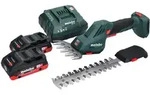 Metabo SGS 18 LTX Q Akku Gras und Strauchschere 18 V + 2x Akku 4,0 Ah +...