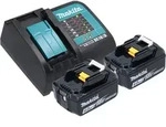 Makita DDF 490 SM Akku Bohrschrauber 18 V 65 Nm 1/2" Brushless + 2x Akku 4,0 Ah...